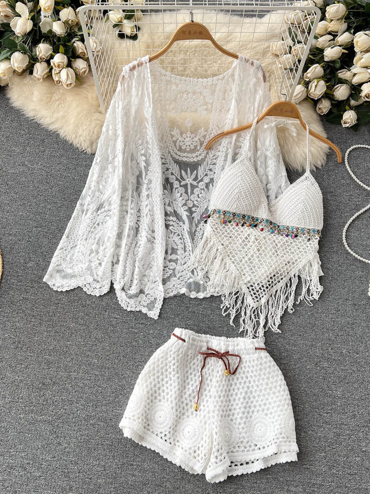 Summer New Holiday Suit Women' - Tassel Fringe Trim recension och pris