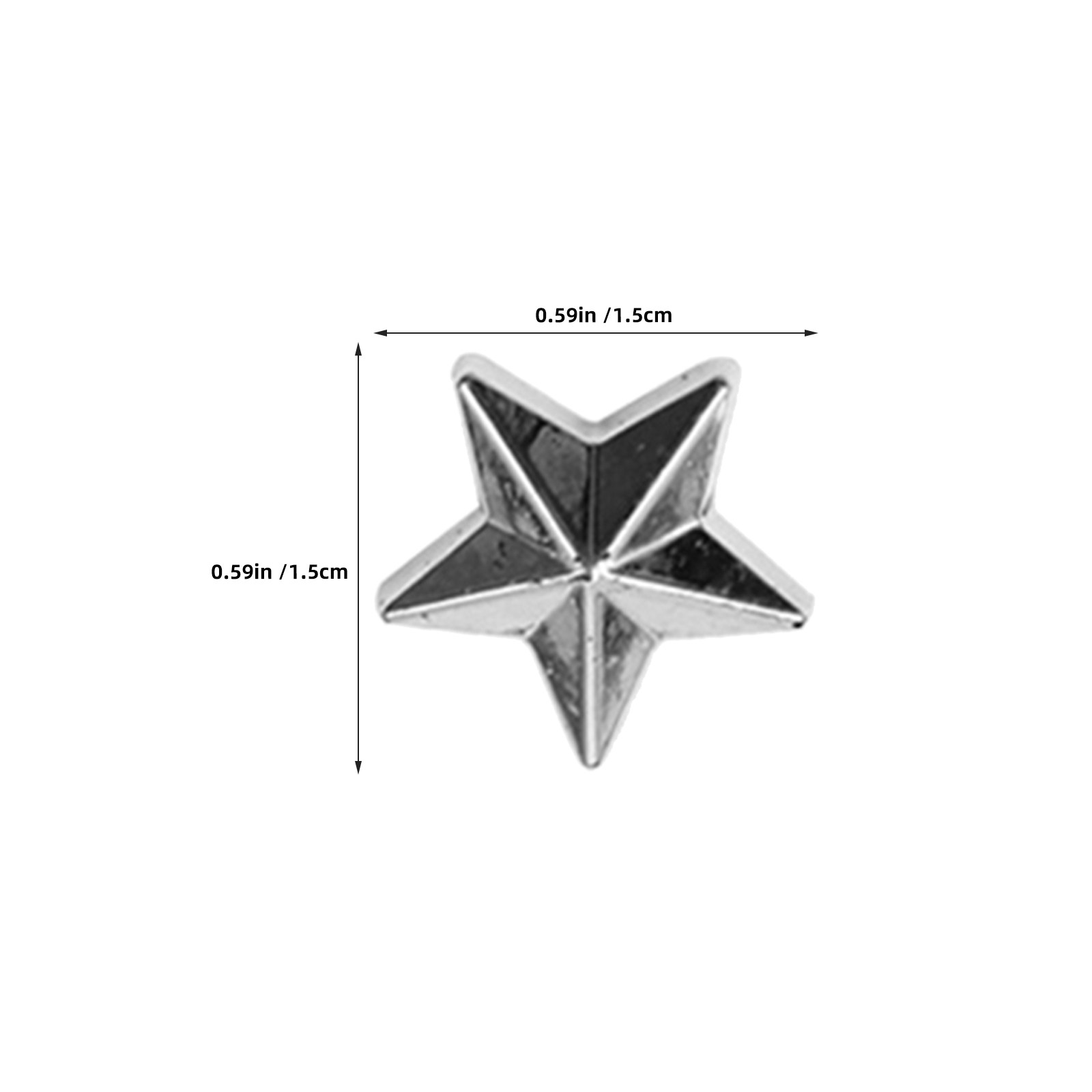 300Pcs Flat Back Acrylic Star  - Craft Embellishment recension och pris