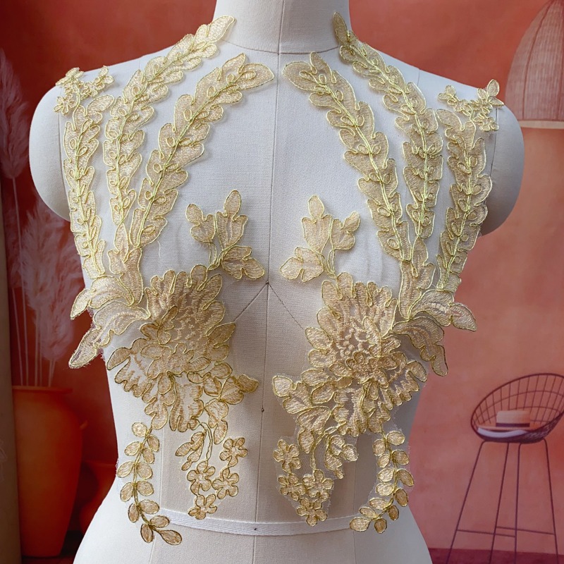 Gold Lace Trim for Wedding DIY - Craft Embellishment recension och pris