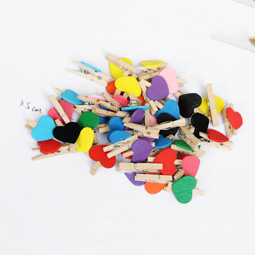 50Pcs Mini Wooden Clothespins  - Christmas Craft Embellishment recension och pris
