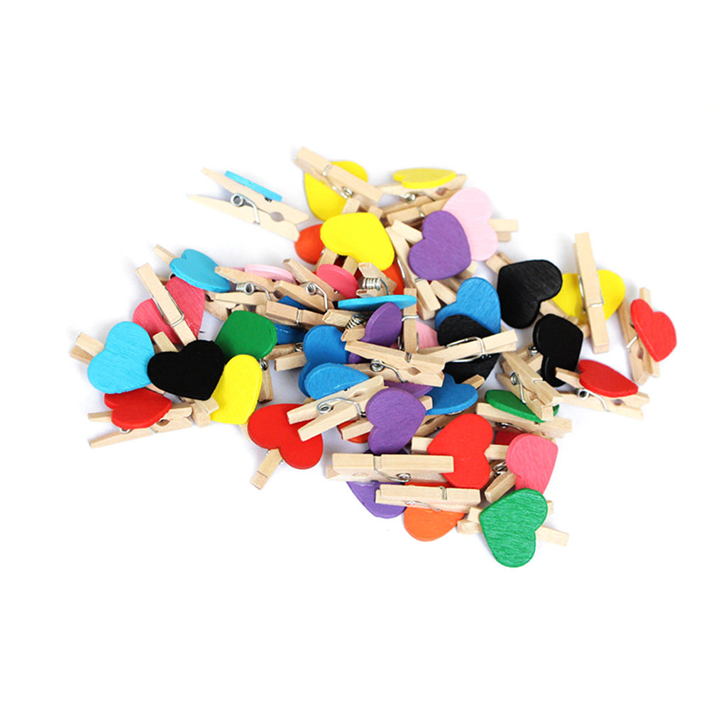 50Pcs Mini Wooden Clothespins  - Christmas Craft Embellishment recension och pris