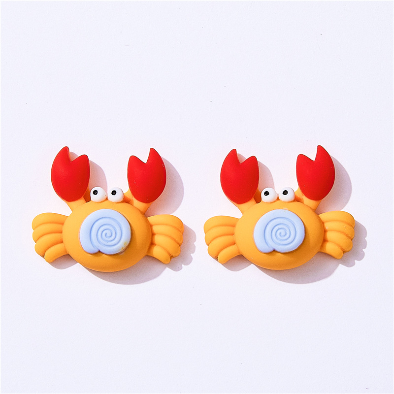 10pcs Marine Beach Style Crab  - Christmas Craft Embellishment recension och pris