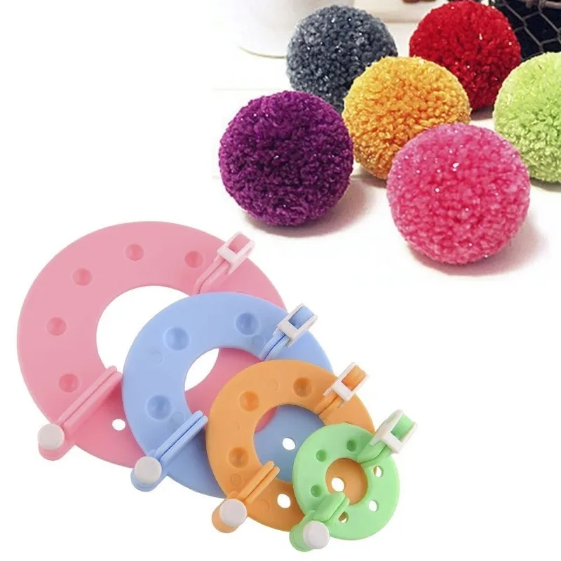 8PCS 4Sizes Fluff Ball Weaver  - Pom Pom Maker Tool recension och pris