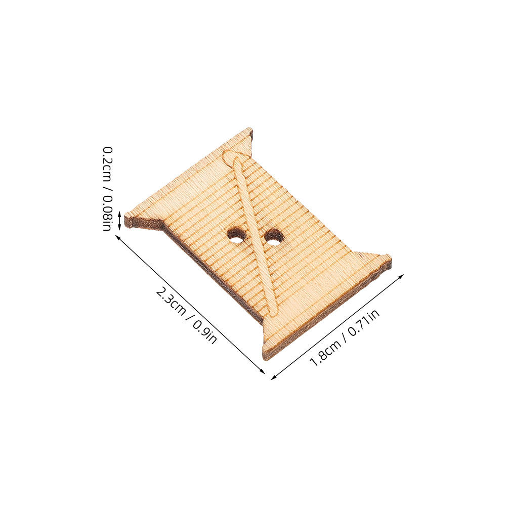 100Pcs Wooden Thread Winding B - Embroidery Craft recension och pris