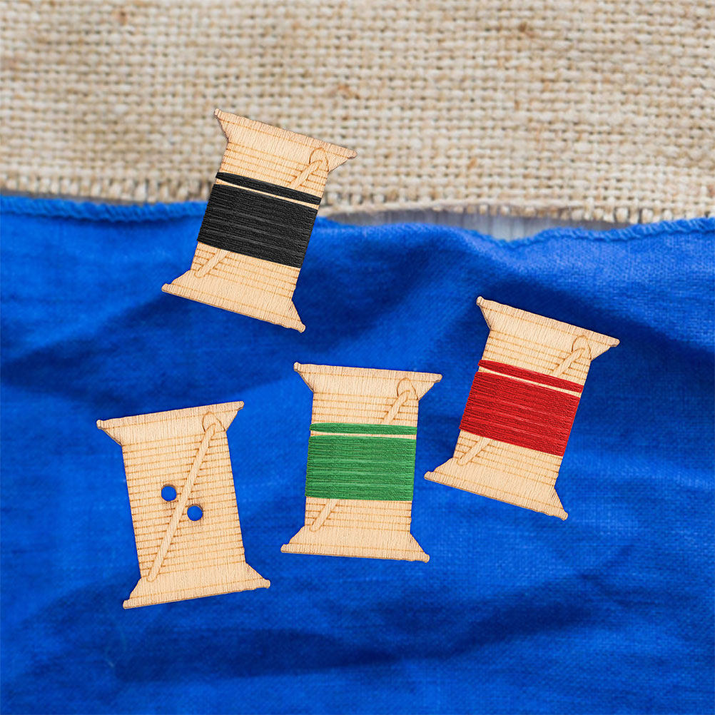 100Pcs Wooden Thread Winding B - Embroidery Craft recension och pris
